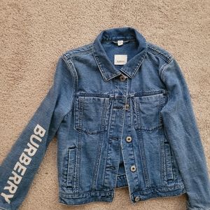 kids Burberry Denim Jacket
